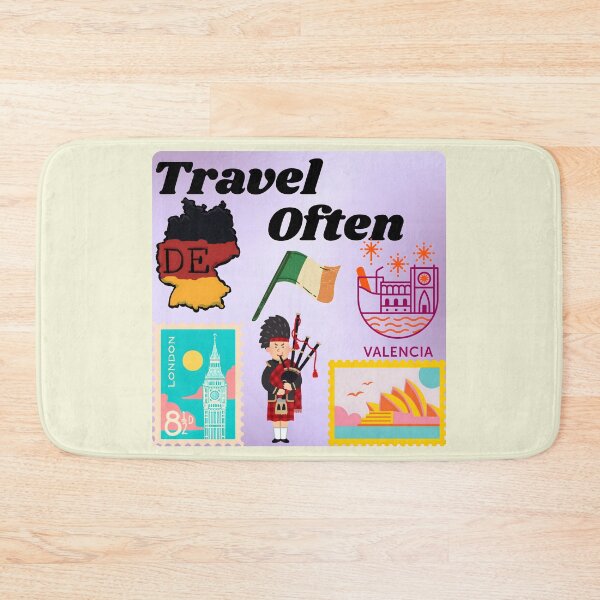 Item preview, Travel Often, Lavender designed and sold by Nightshade Pixie Creations.