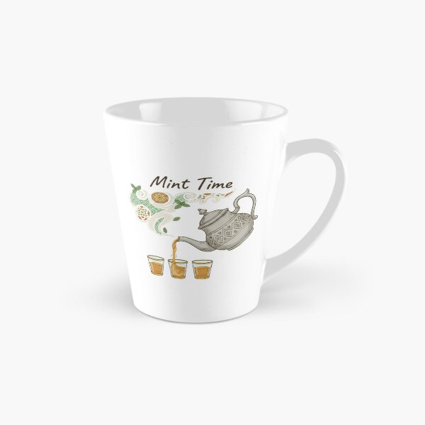 Item preview, Mint Time Moroccan Tea Illustration – Traditional Teapot & Mint Tea Art Design designed and sold by ZYNORAworld.
