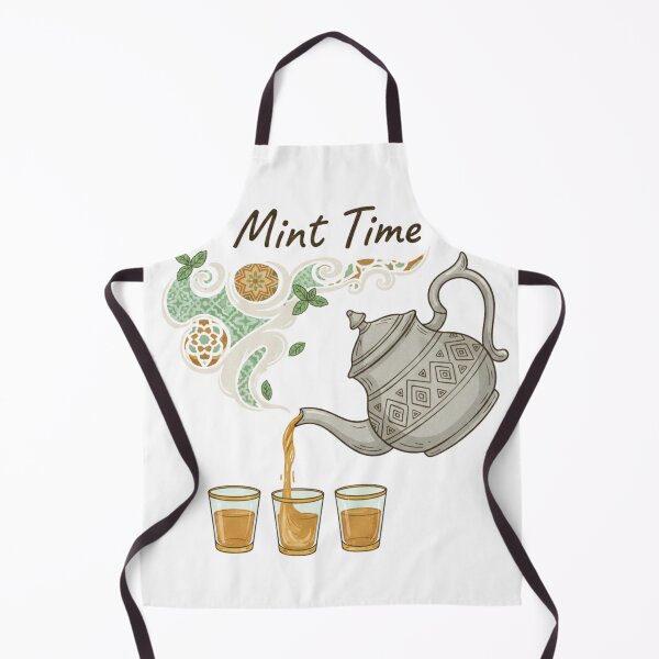 Item preview, Mint Time Moroccan Tea Illustration – Traditional Teapot & Mint Tea Art Design designed and sold by ZYNORAworld.