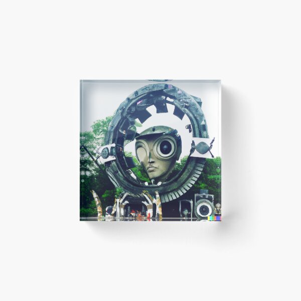 Item preview, Synthetic Euphoria - Futuristic Sci-Fi Cyberpunk Digital Art designed and sold by AUDIO ART.