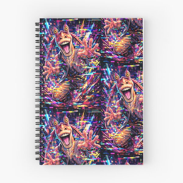 Item preview, jar jar binks glitch art  designed and sold by Half Brain Labs.