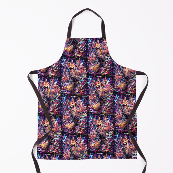 Item preview, jar jar binks glitch art designed and sold by Half Brain Labs.