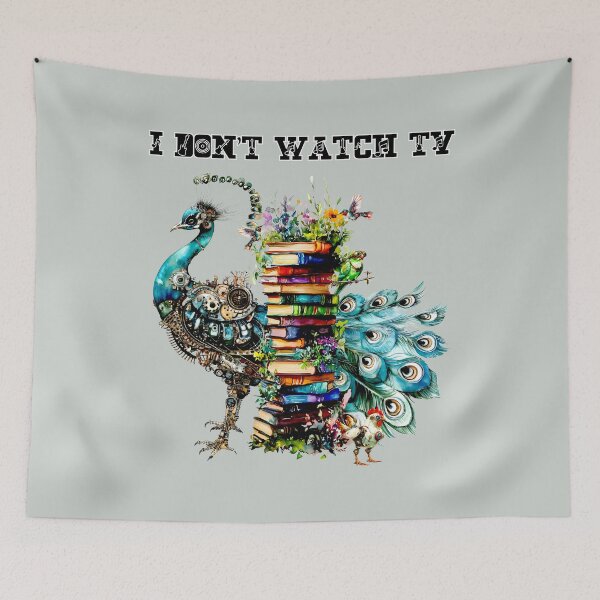 Item preview, I Don’t Watch TV - I Read, Think and Create designed and sold by Doodle-Bloom.