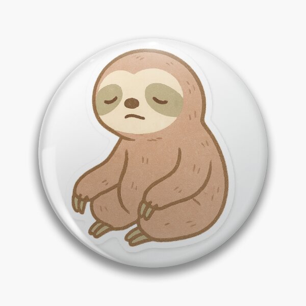 Artikelvorschau, Pastel Relaxed Sloth Sticker entworfen und verkauft von StickMint.