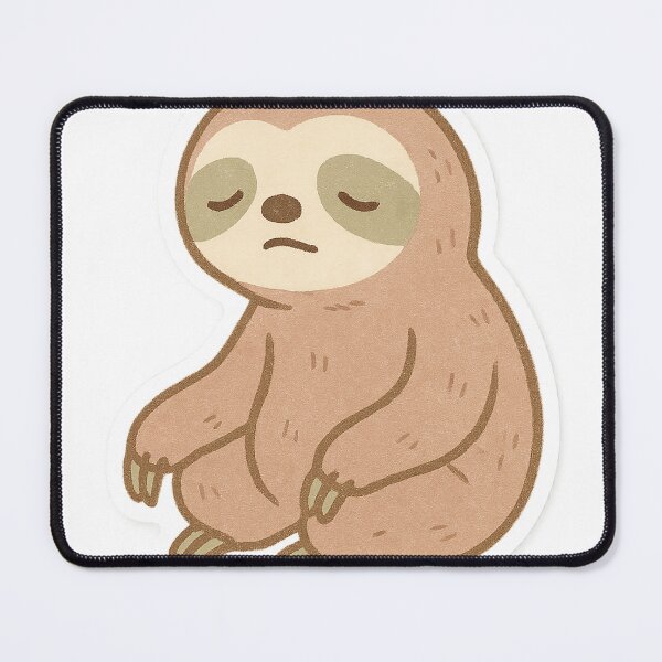 Item preview, Pastel Relaxed Sloth Sticker designed and sold by StickMint.