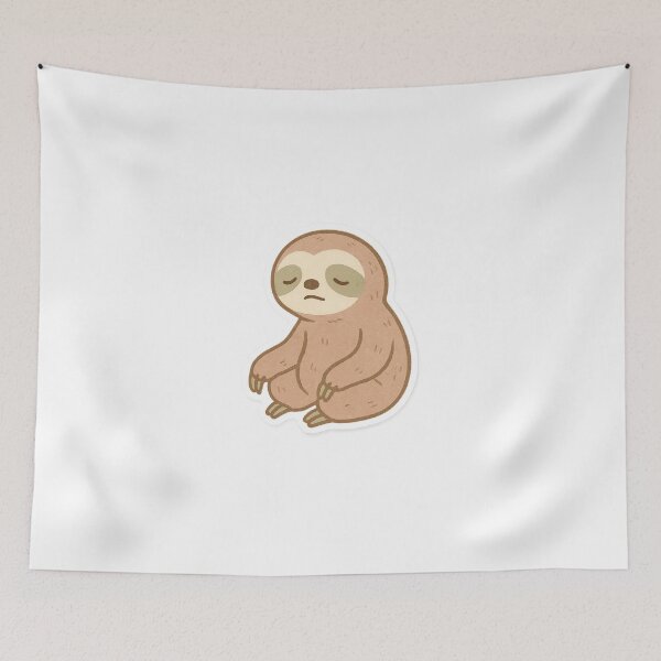 Item preview, Pastel Relaxed Sloth Sticker designed and sold by StickMint.