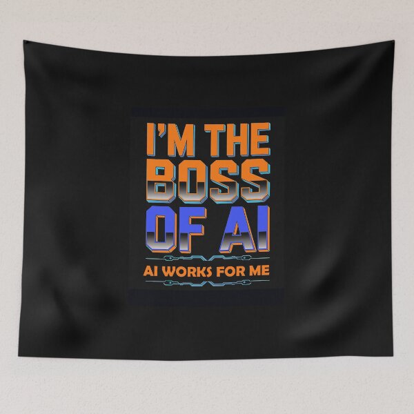 Item preview, I'M The New Boss- AI WORKS FOR ME designed and sold by DBM Photo Art 1.