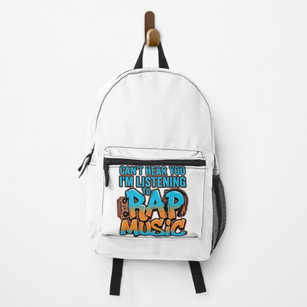 Item preview, I Can’t Hear You I’m Listening to Rap Music - Funny Hip Hop Quote designed and sold by Wear Sculpt.