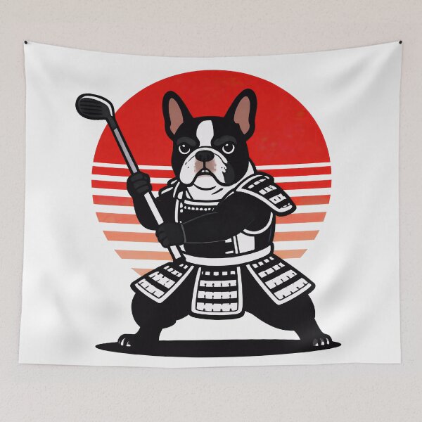Item preview, Samurai Golfer Tattoo | Japanese Golf Warrior Design with Red Sun and Dark Armor designed and sold by MKV Design.
