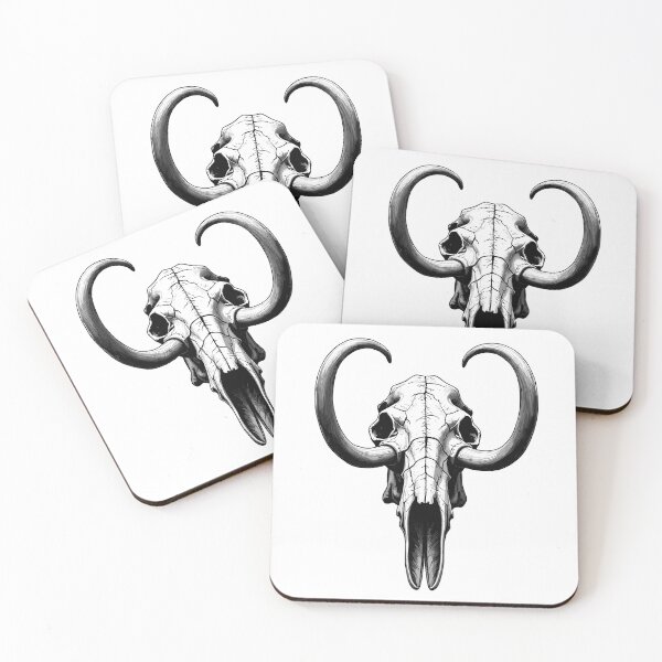 Item preview, Buffalo Skull Dark designed and sold by Valascanza.