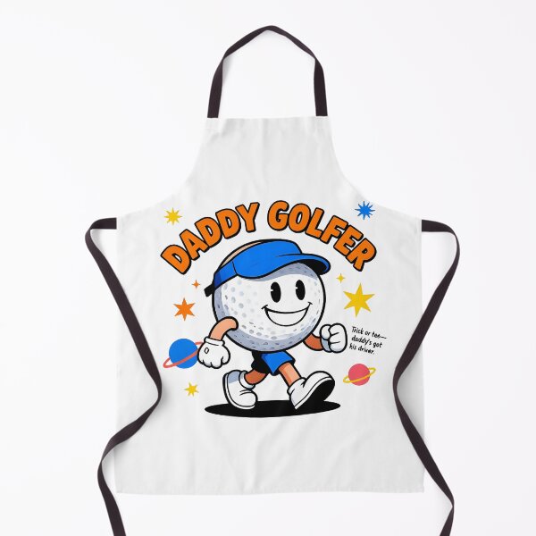 Item preview, Daddy Golfer Retro Cartoon - Funny Vintage Golf Design designed and sold by MKV Design.