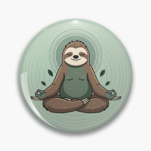 Item preview, Zen Sloth - Meditating My Way to the Nice List designed and sold by VibeNationArt.