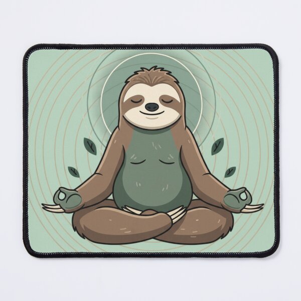 Item preview, Zen Sloth - Meditating My Way to the Nice List designed and sold by VibeNationArt.