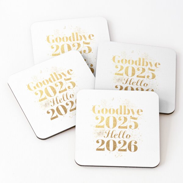 Item preview, Goodbye-2025-Hello-2026 minimalist typography designed and sold by w66aboo.