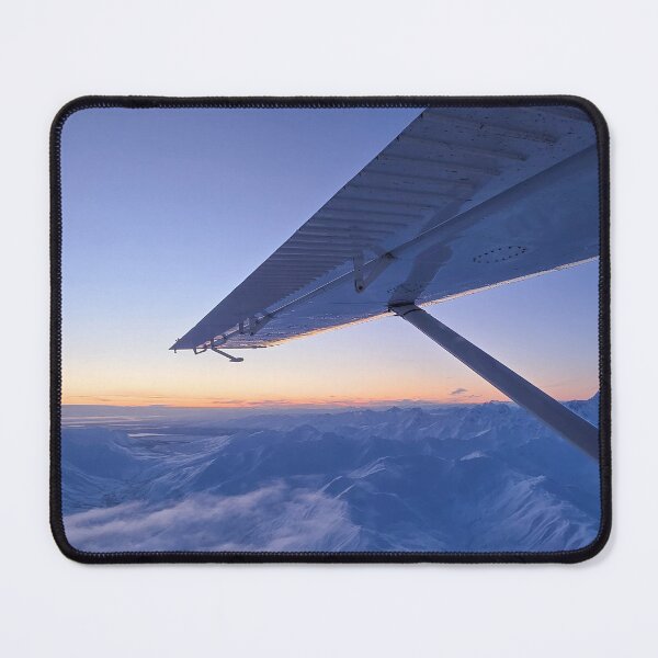 Item preview, Beaver Flight Over Alaska Range on Winter Sunset designed and sold by SheldonAir.