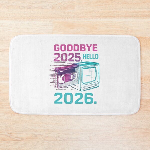 Item preview, Goodbye-2025-Hello-2026 typography-VAPORWAVE designed and sold by w66aboo.