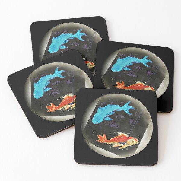 Item preview, Red Fish In a Bowl (MOON SERIES) designed and sold by NOAI-art.