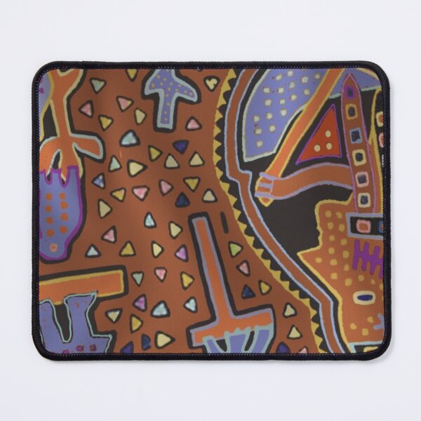 Item preview, Panama Kuna Indian Man Paddling Traditional Canoe Folk Art designed and sold by BestDetailer.
