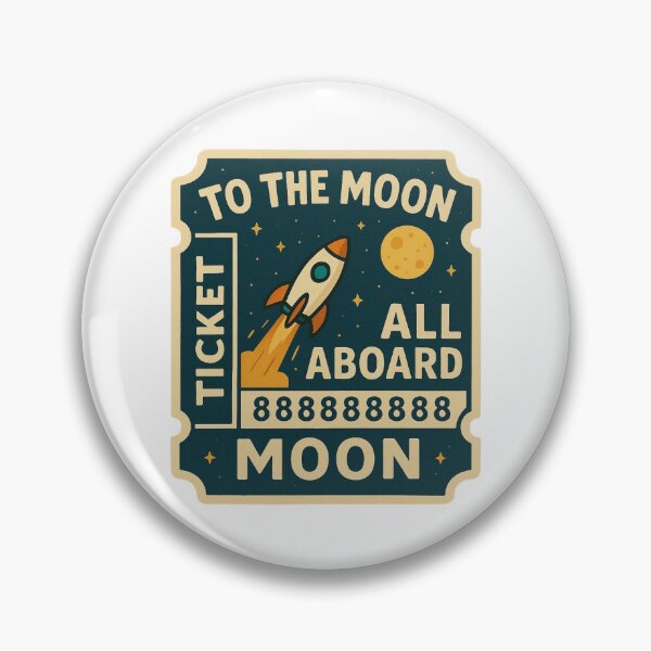 Item preview, To The Moon Ticket designed and sold by DivinelyAligned8.