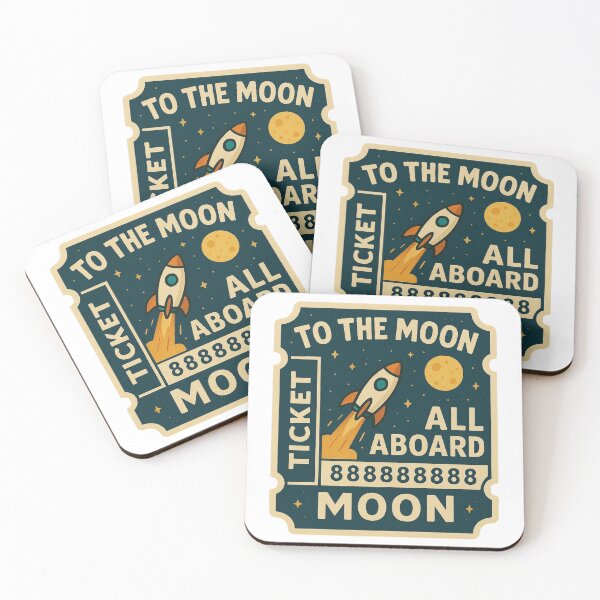Item preview, To The Moon Ticket designed and sold by DivinelyAligned8.