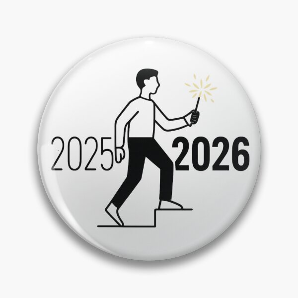 Item preview, Goodbye-2025-Hello-2026 SIMPLE-typography designed and sold by w66aboo.