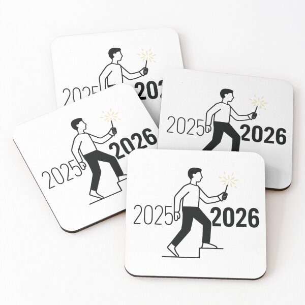 Item preview, Goodbye-2025-Hello-2026 SIMPLE-typography designed and sold by w66aboo.