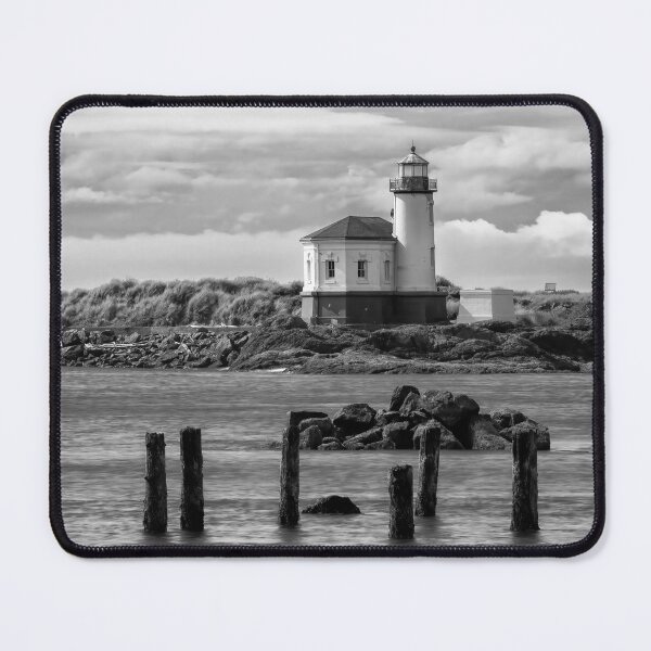 Item preview, Coquille River Light B+W designed and sold by Gerard Fornarotto.