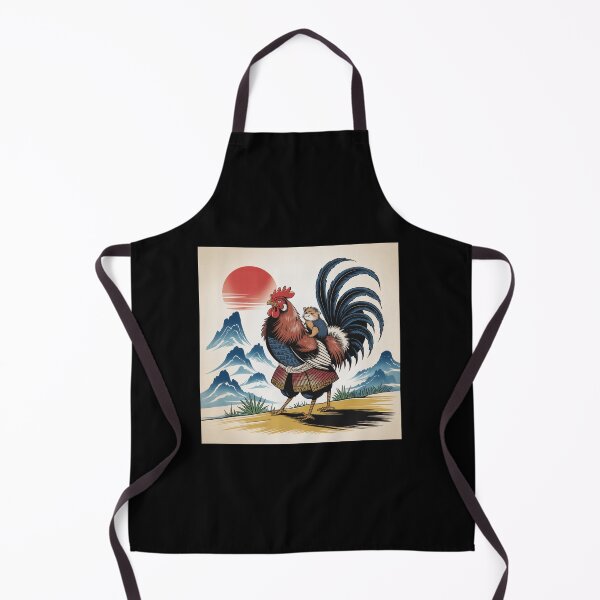 Item preview, Vintage Japanese Samurai Capybara Rooster Chicken Anime designed and sold by ZACK ART.