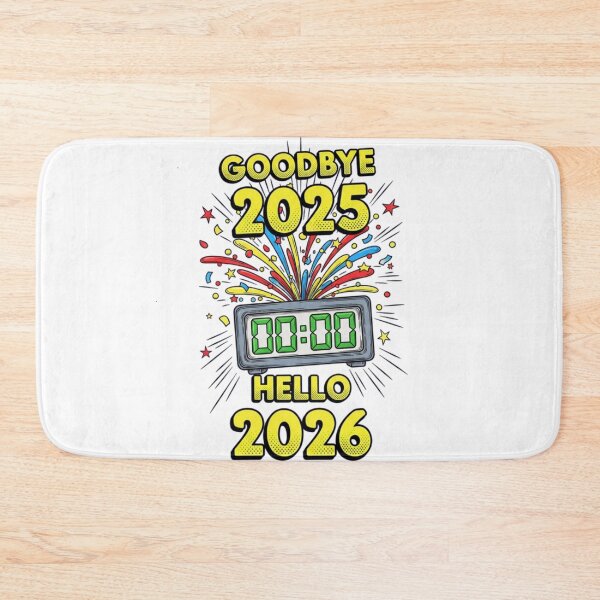 Item preview, Goodbye-2025-Hello-2026 SIMPLE-typography designed and sold by w66aboo.