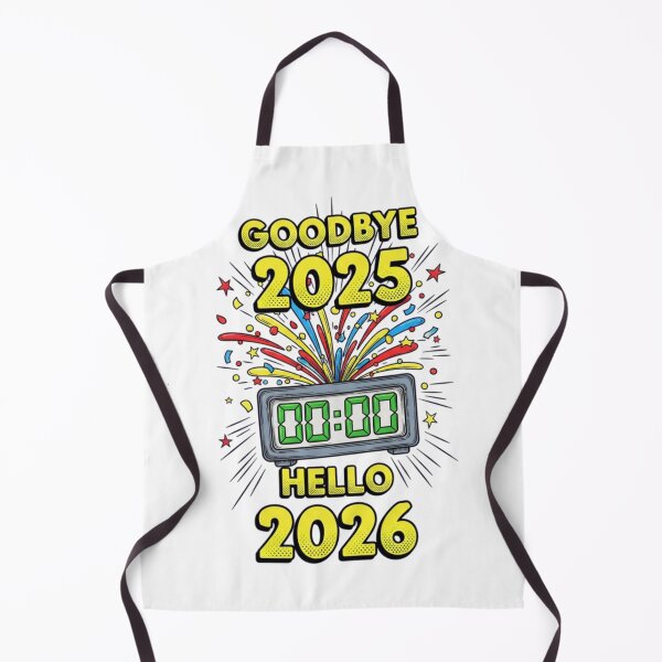 Item preview, Goodbye-2025-Hello-2026 SIMPLE-typography designed and sold by w66aboo.