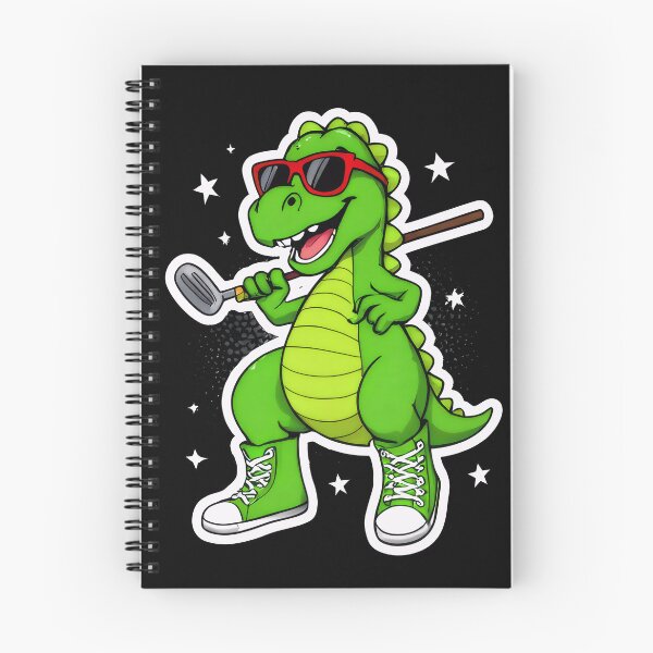 Item preview, Cool dinosaur golfer doing a dab – Funny cartoon golf designed and sold by MKV Design.