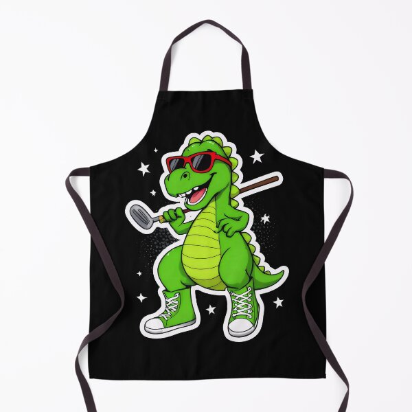 Item preview, Cool dinosaur golfer doing a dab – Funny cartoon golf designed and sold by MKV Design.