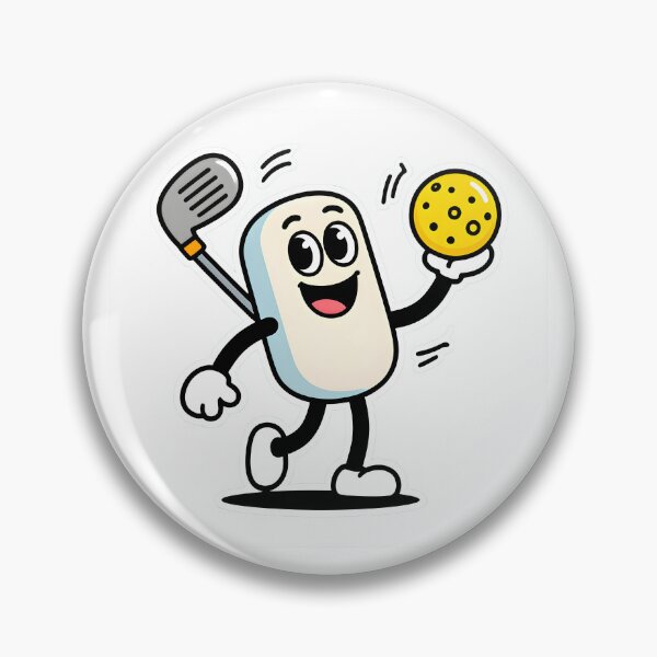Item preview, Funny Cartoon Golf Club Character designed and sold by MKV Design.