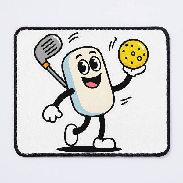 Item preview, Funny Cartoon Golf Club Character designed and sold by MKV Design.
