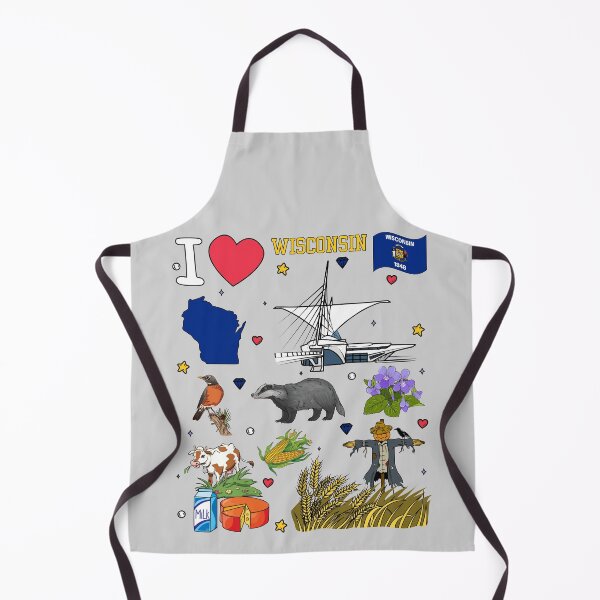 Item preview, Wisconsin Pride, Icons, Landmarks & State Symbols Collage designed and sold by mashmosh.