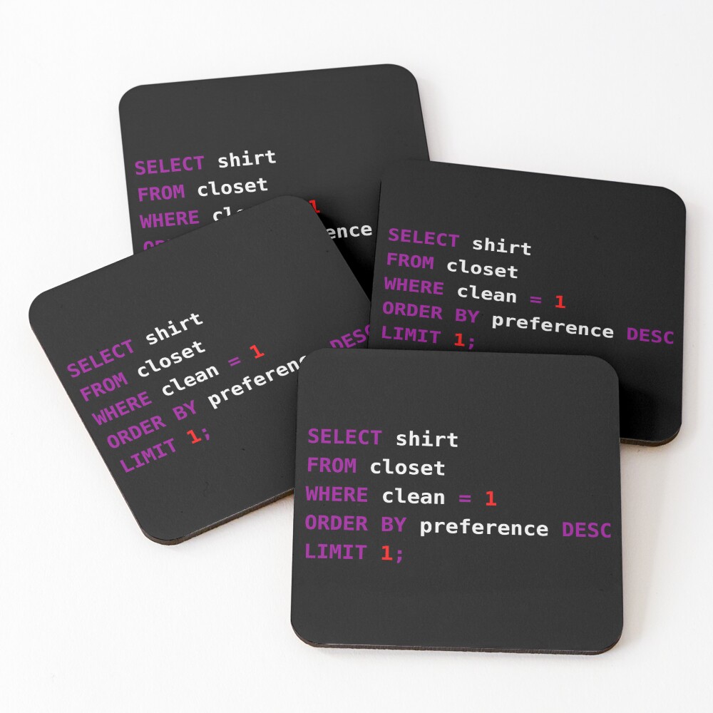 Item preview, Coasters (Set of 4) designed and sold by WayOutWorks.