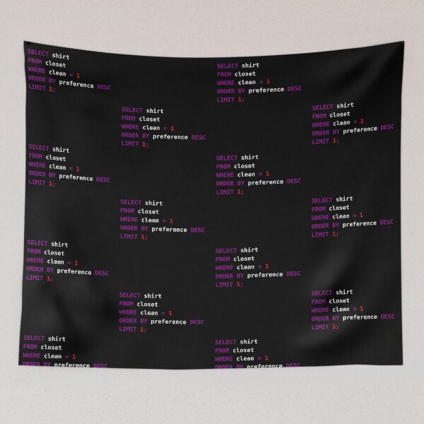 Item preview, Database Developer Funny Select Shirt designed and sold by WayOutWorks.