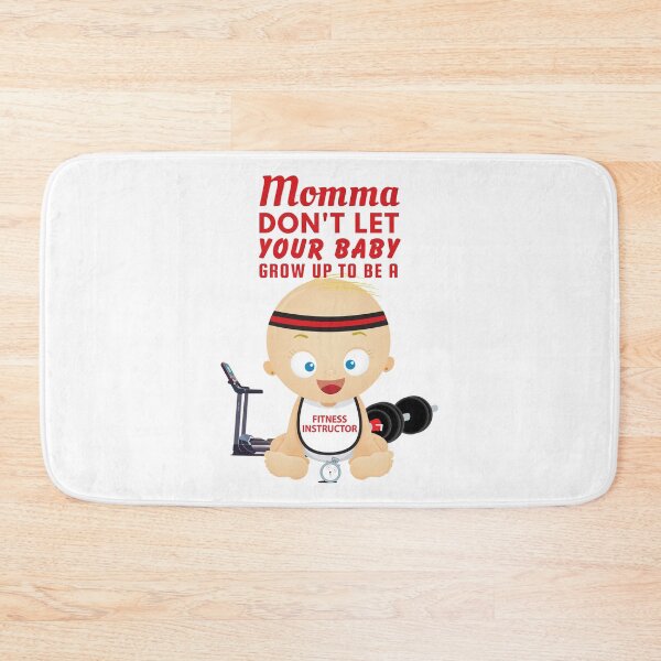Item preview, Mommas Don’t Let Your Babies Grow Up to Be Fitness Instructors – Funny Gym Coach Parody designed and sold by SnarkSharks.