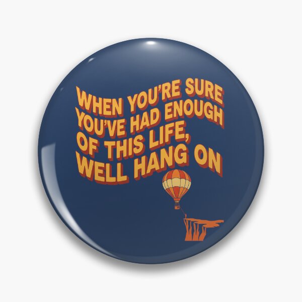 Item preview, Inspiring Retro Design: Never Give Up, Just Hang In and Keep Going - r.e.m. designed and sold by sing-it-out.