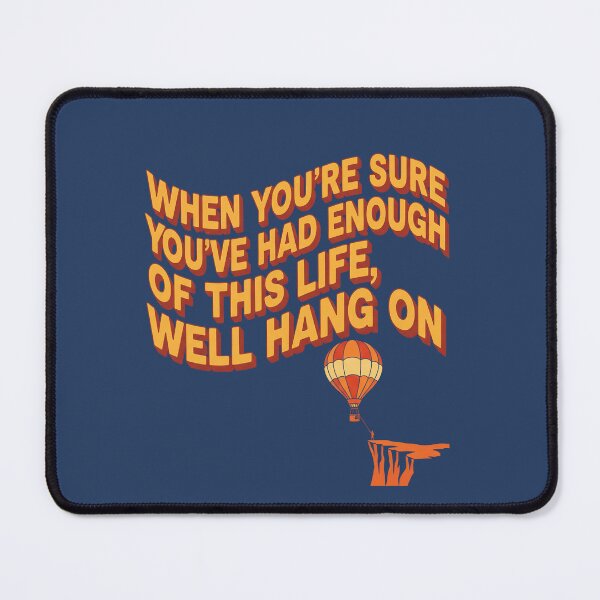 Item preview, Inspiring Retro Design: Never Give Up, Just Hang In and Keep Going - r.e.m. designed and sold by sing-it-out.