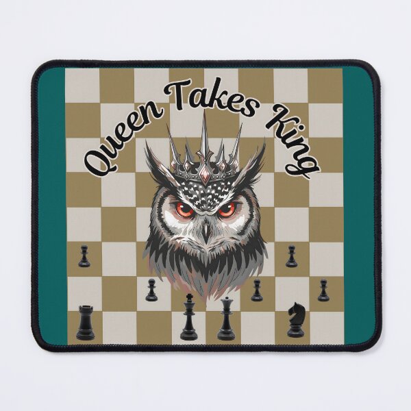 Item preview, Queen Takes King Owl designed and sold by Nightshade Pixie Creations.