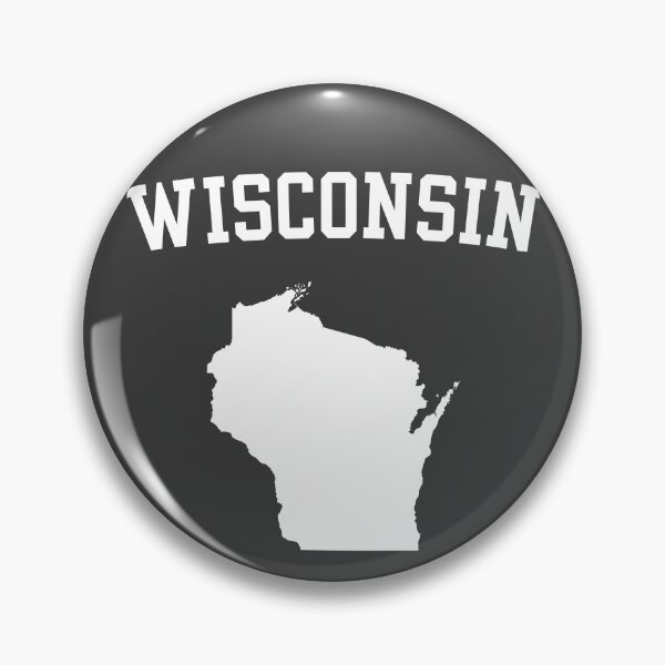 Artikelvorschau, Karte des Bundesstaates Wisconsin – Klassischer College-Sportstil entworfen und verkauft von mashmosh.