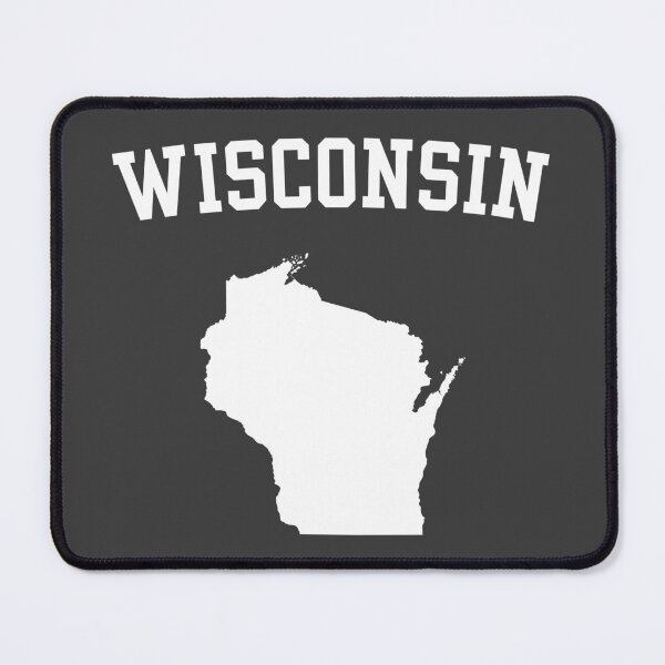 Item preview, Wisconsin State Map - Classic Varsity Sports Style designed and sold by mashmosh.