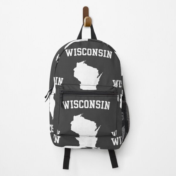 Item preview, Wisconsin State Map - Classic Varsity Sports Style designed and sold by mashmosh.
