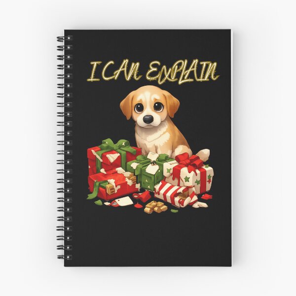 Item preview, I Can Explain - Relatable Christmas Chaos Dog Illustration designed and sold by Kotalo.