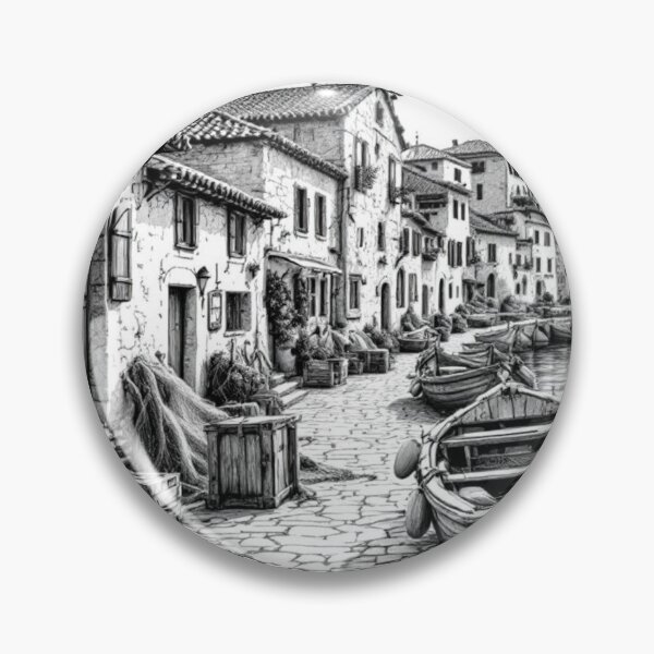 Item preview, Fishing village in the south of France (French Riviera) designed and sold by jefboutique6150.