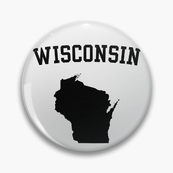 Item preview, Wisconsin State Pride - Classic Varsity Collegiate Map designed and sold by mashmosh.