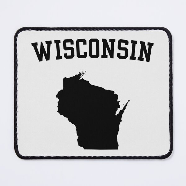 Item preview, Wisconsin State Pride - Classic Varsity Collegiate Map designed and sold by mashmosh.
