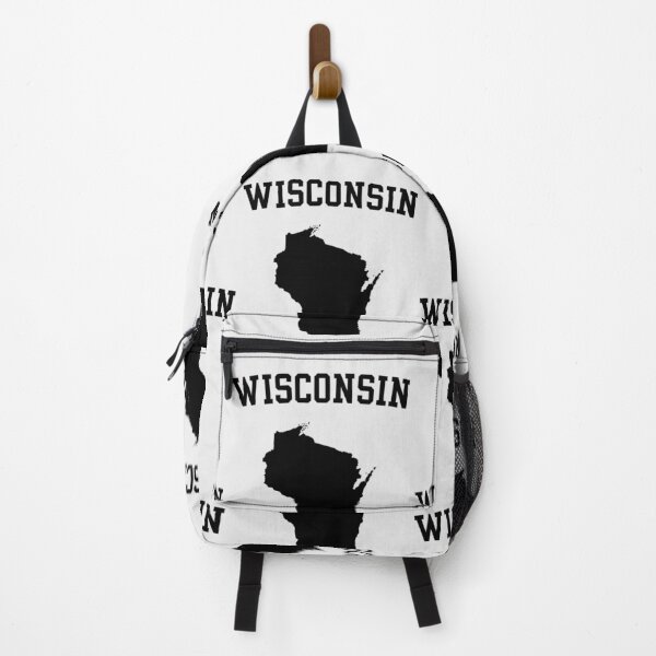 Item preview, Wisconsin State Pride - Classic Varsity Collegiate Map designed and sold by mashmosh.