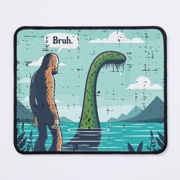 Item preview, Bruh Bigfoot Meets Loch Ness designed and sold by Valascanza.